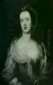 Portrait Of A Noblewoman by Thomas Bardwell