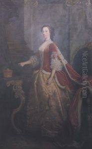 Portrait Of Anne, Countess Of Strafford by Thomas Bardwell