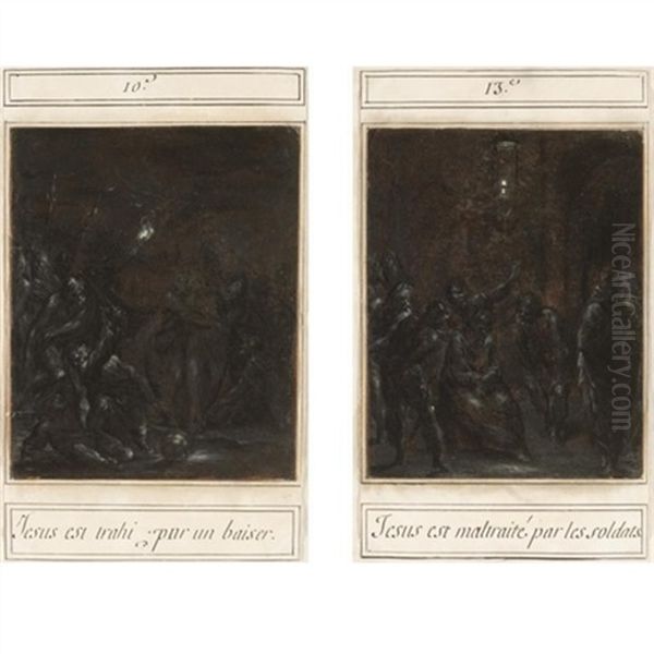 The Kiss Of Judas (+ The Mocking Of Christ, From The Passion; 2 Works) - view 1