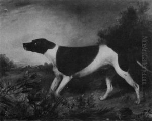 A Pointer In A Landscape by James Barenger the Elder