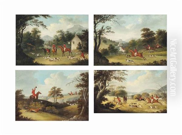 The Meet, On The Scent, The Quarry In Sight And The Kill (4 Works) - view 1