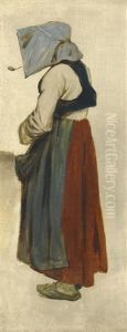 Fischersfrau Mit Meerschaumpfeife Fischersfrau Mit Meerschaumpfeife