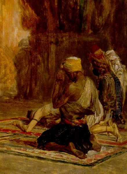 Prayer In A Mosque - view 1
