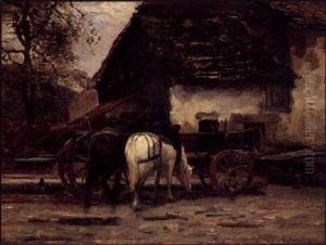 The Farmyard by Leon Barillot