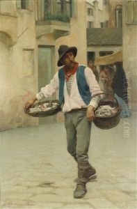 Venezianischer Fischverkaufer