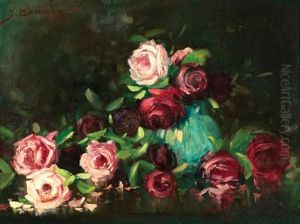 Still Life Roses by John Barker