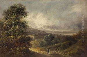 Landscape by John Joseph (of Bath) Barker
