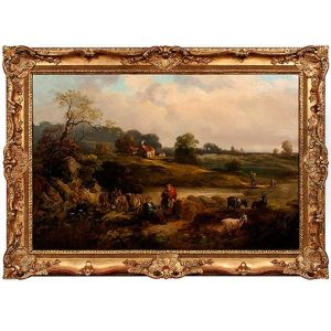 Travelers Resting By A River