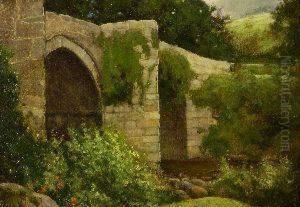 Charles Waldo Adin . Stone Bridge by Charles Waldo Adin