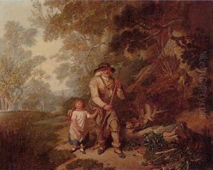 Return From Church by John Joseph (of Bath) Barker