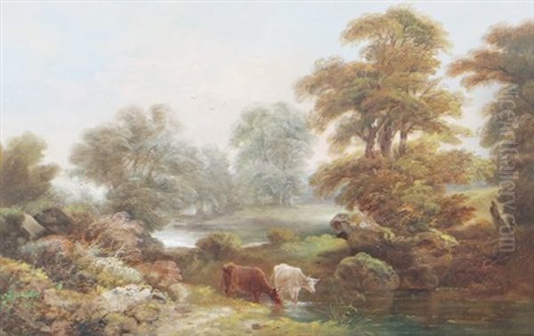 Cows In Landscape - view 1