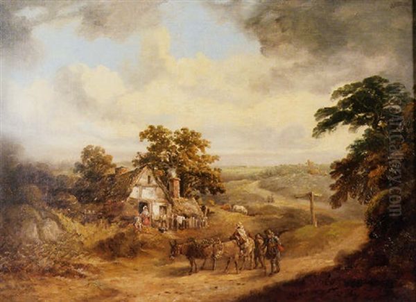 Pastoral Landscape With Figures - view 1