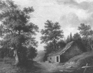 Altes Bauernhaus Zwischen Baumen by Thomas Barker