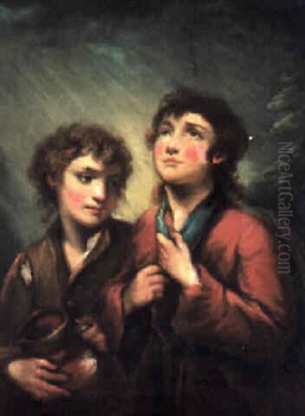 Portrait Of Two Children - view 1