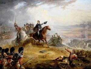 The Battle Of Waterloo by Thomas Jones Barker