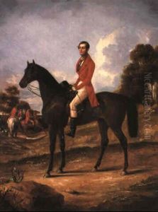 Kincaid Lennox, Esquire Of Ballinclerach Castle, Lennox Town by Thomas Jones Barker