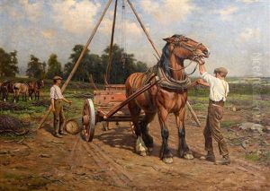 Clearing The Forest (1891-1893) by Wright Barker