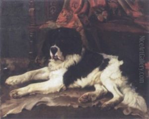The St. Bernard by Wright Barker
