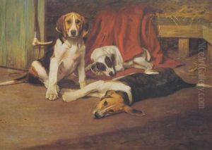 Awaiting The Return Of The Pack by Wright Barker