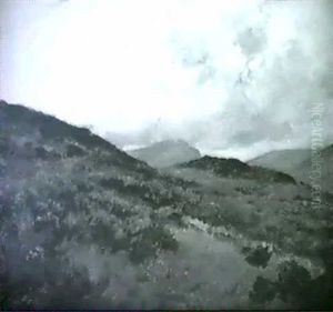 Highland Landscape by Wright Barker