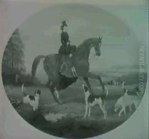 A Lady Out Hunting, Said To Be The Empress Of Austria by George Barker