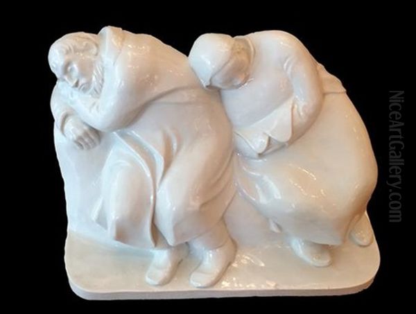Schlafendes Bauernpaar by Ernst Barlach