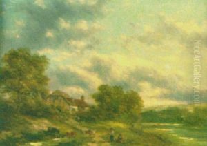 Lane In Dorking, Surrey by Adam Barland