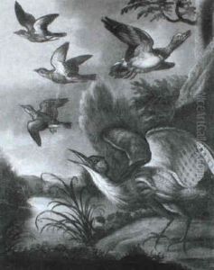 An Assembly Of Birds by Francis Barlow