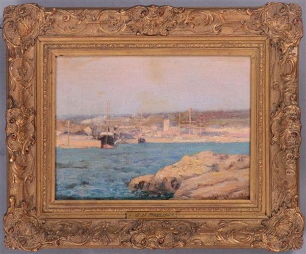Docked Along A Rocky Coast - view 1