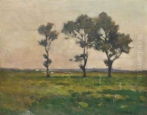 Landscape With Trees, Cattle Grazing Beyond Landscape With Trees, Cattle Grazing Beyond