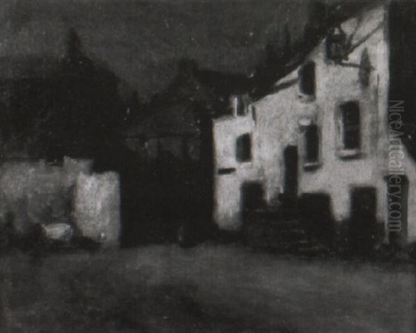 Inn Yard By Moonlight - view 1