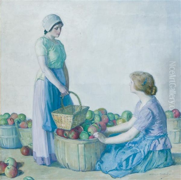 Gathering Apples - view 1