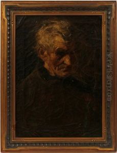Portrait Of A Man by Myron Barlow