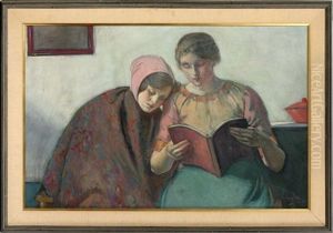 Mother And Daughter by Myron Barlow