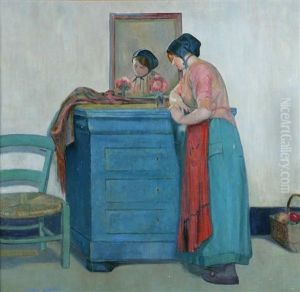 Devant Le Miroir by Myron Barlow
