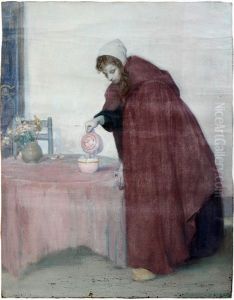 Pouring Tea by Myron Barlow