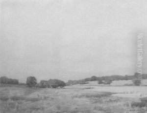 A Summer Landscape by Myron Barlow