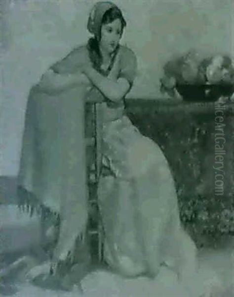 A Pensive Girl - view 1