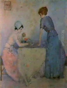 Two Women At Table Two Women At Table