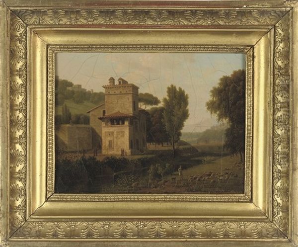 Casa Cenci In The Borghese Gardens, Rome - view 1