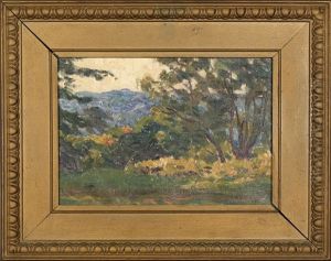 Clouds Over A Summer Pasture And Summer Landscape (2) by Edward Herbert Barnard