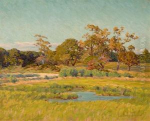 Autumn Landscape by Edward Herbert Barnard