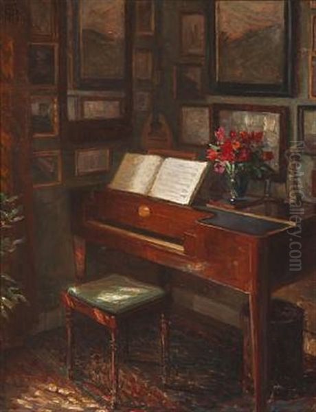 Interior With Spinet - view 1