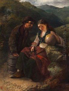 Paisagem Com Figuras by Edward Charles Barnes