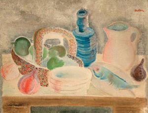 Still Life On A Tabletop by Jankel Adler