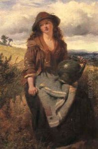A Peasant Girl by Edward Charles Barnes