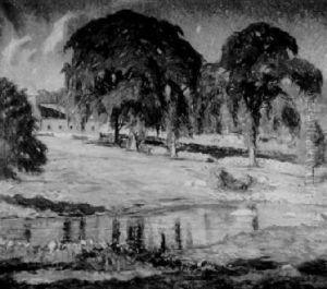 A Connecticut Farm: A View Of Mystic by Ernest Harrison Barnes