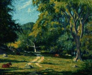 Cattle Grazing by Ernest Harrison Barnes