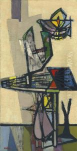 Still Life With Flame by Jankel Adler