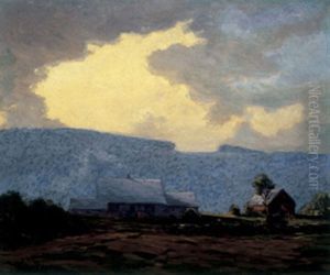 Blue Hills At Dawn, Near Stanstead, Quebec by Wilfred Molson Barnes